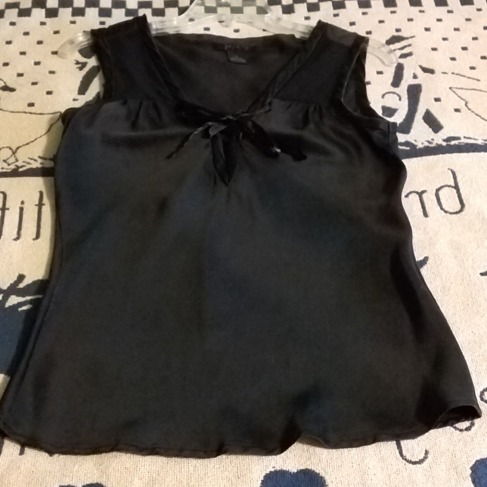 The Limited Black Silk Blouse